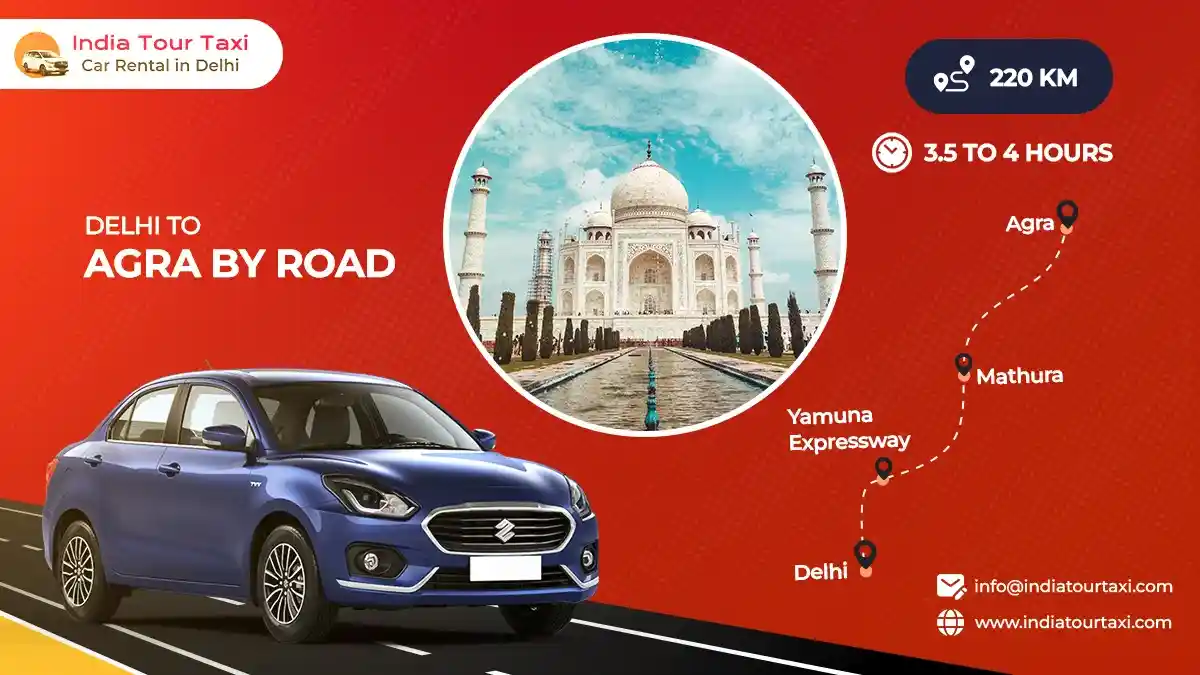 Delhi to Agra by Road